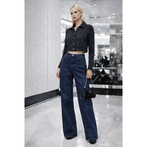 Everlane Alpaca Blend Button Front Cardigan Sweater Women’s Size S Black Soft